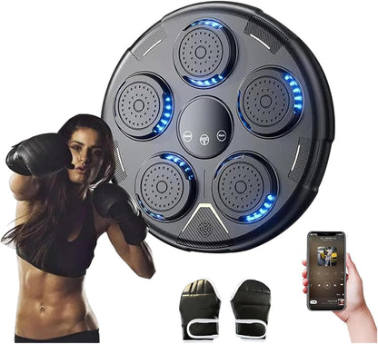 MAQUINA DE BOXEO INTELIGENTE PARA EJERCICIO MUSICA BLUETOOTH -PARA ADULTOS