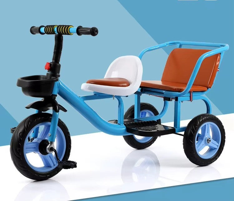 TRICICLO PARA NIÑOS 2 ASIENTOS