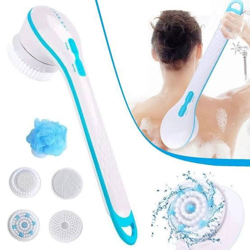 BAÑO EXFOLIANTE CON MANGO LARGO PARA LA PIEL Y CEPILLO DE MASAJE